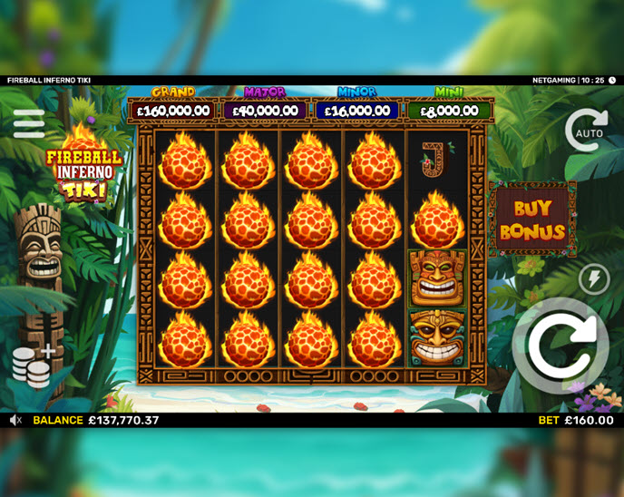 fireball inferno tiki