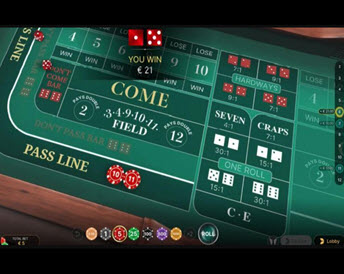 first person craps live