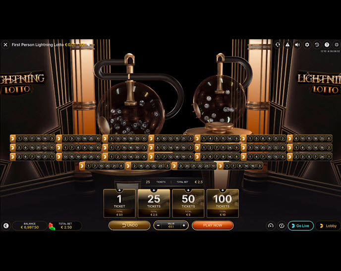 first person lightning lotto