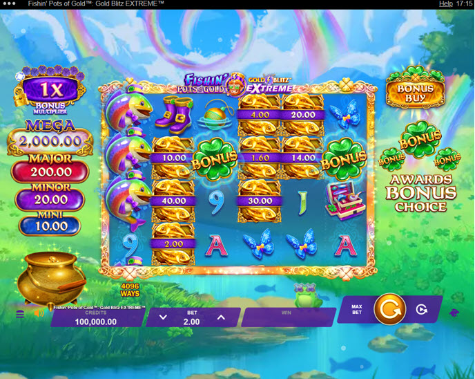 fishin’ pots of gold: gold blitz extreme