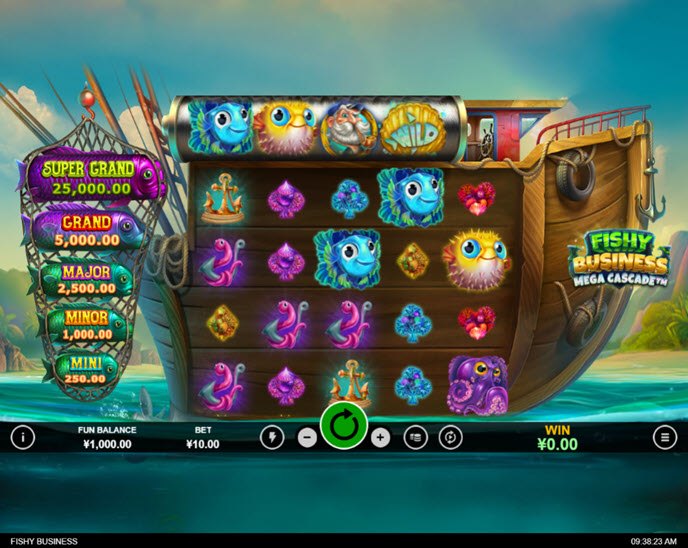 fishy business mega cascade