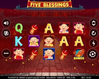 five blessings (triple profits games)
