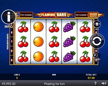 flaming bars