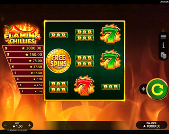 flaming chilies