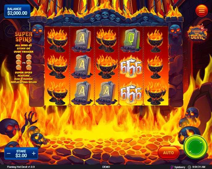 flaming hot devil