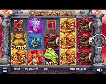 flaming super smash