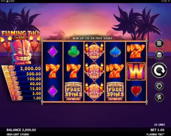 flaming tiki