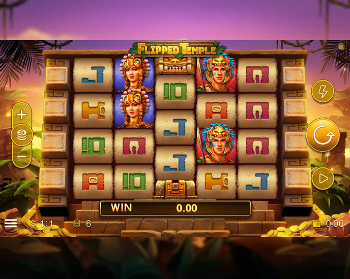 flipped temple