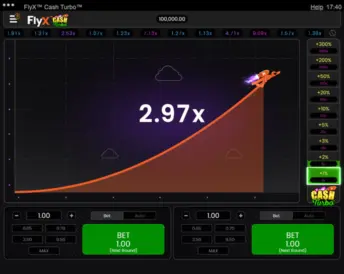 FlyX Cash Turbo