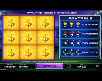 football pro scratchcard