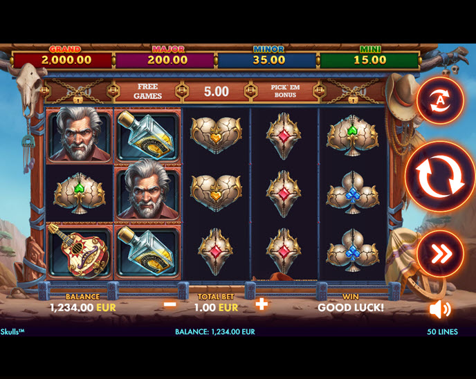 fortune skulls