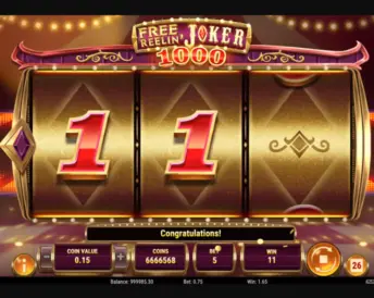 Free Reelin Joker 1000