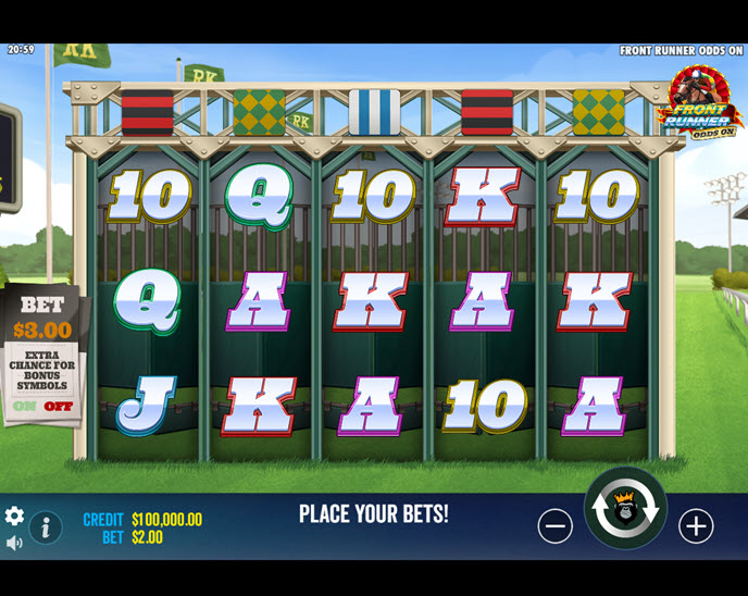 front runner odds on