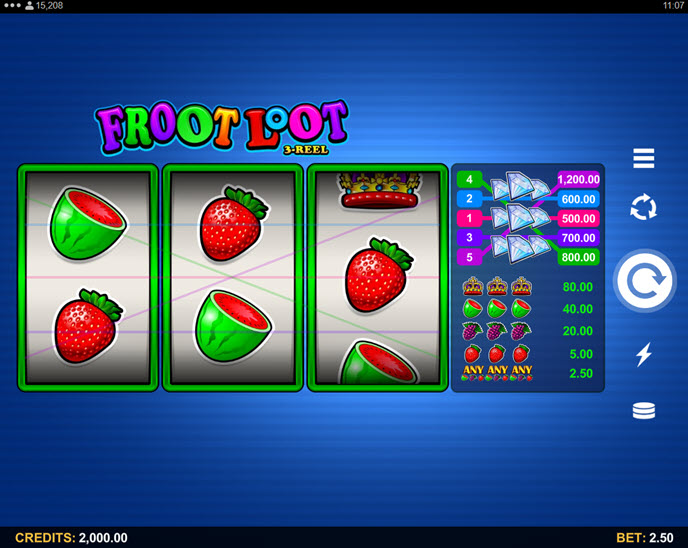 froot loot 3-reel