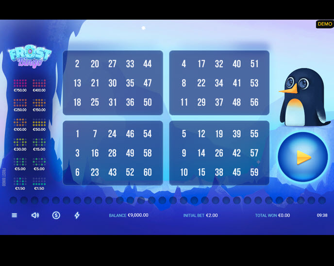 frost bingo