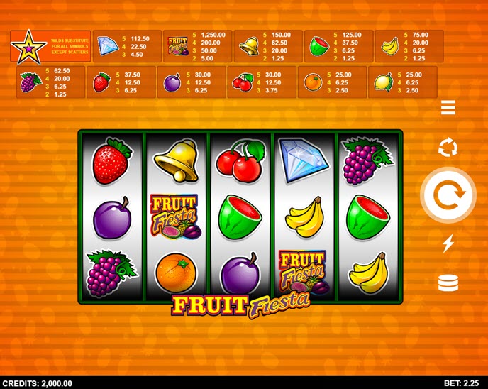 fruit fiesta 9 line