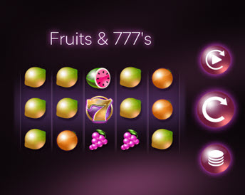 fruits and 777`s