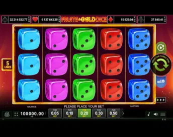 Fruits & Gold Dice