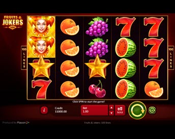 fruits and jokers: 100 lines