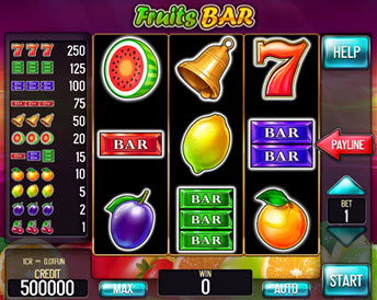 fruits bar pull tabs