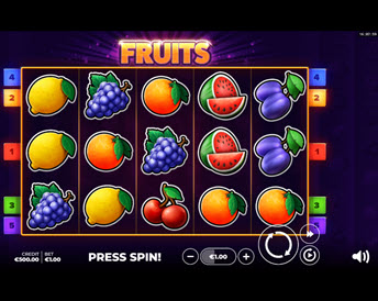 fruits bonus spin
