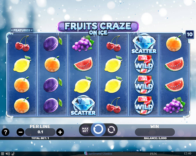 fruits craze on ice