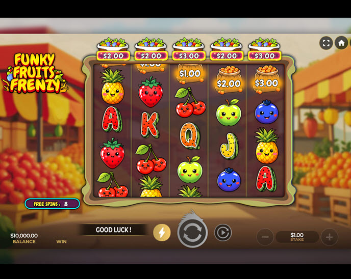 funky fruits frenzy