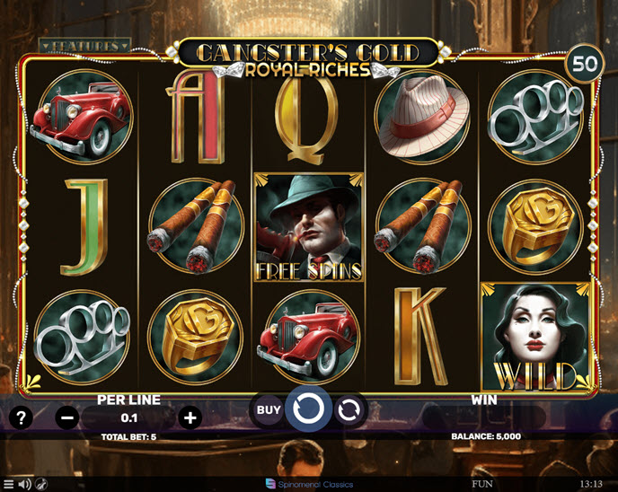 gangster’s gold – royal riches