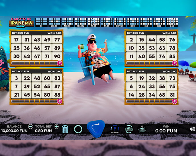 garoto de ipanema bingo