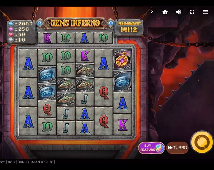 gems inferno megaways