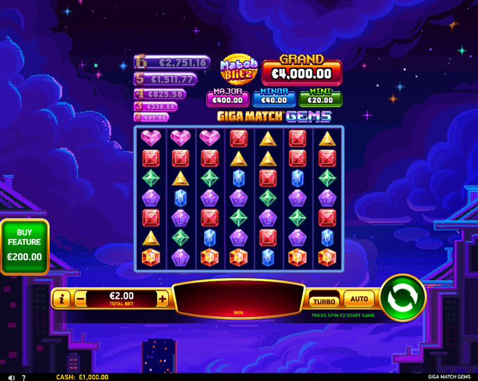 giga match gems