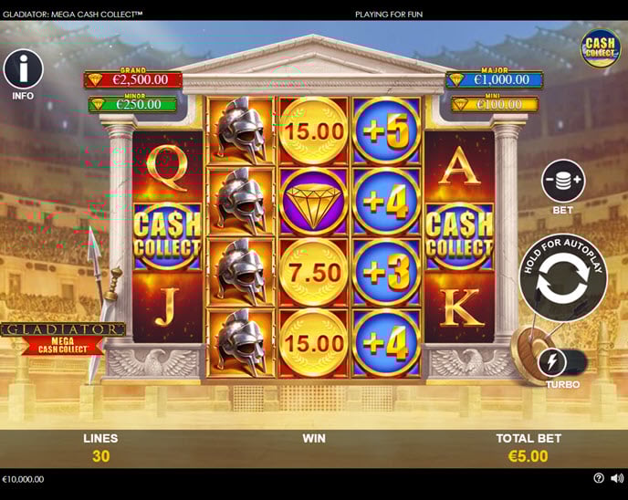 gladiator: mega cash collect