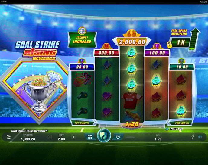 goal strike rising rewards