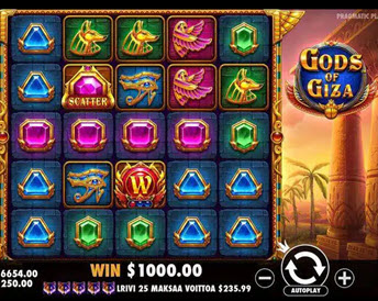 gods of giza (pragmatic play)