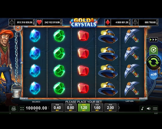 40 gold & crystals