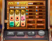 gold dice