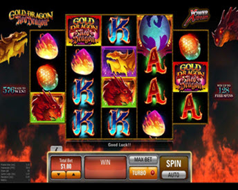 gold dragon red dragon