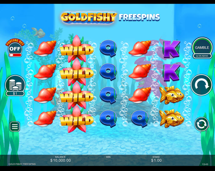 gold fishy free spins