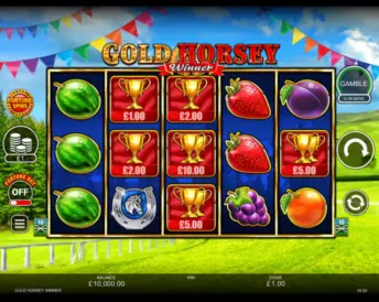 Gold Horsey Winner