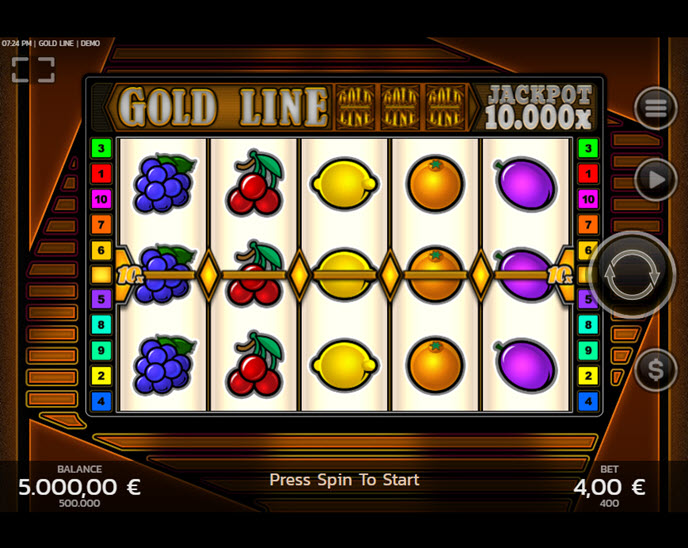 gold line