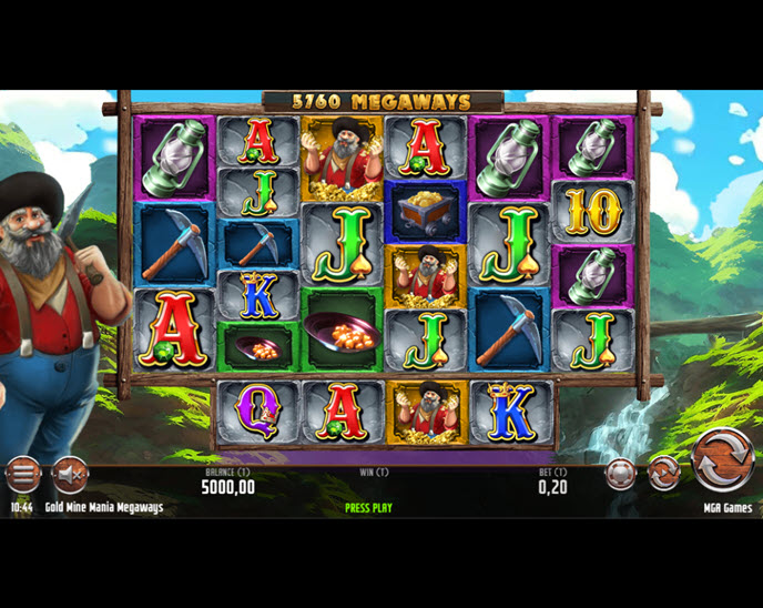 gold mine mania megaways