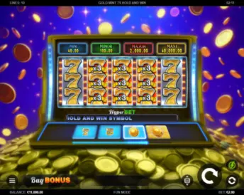 Gold Mint 7s Hold and Win