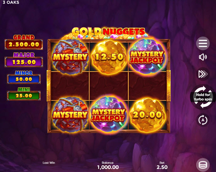 gold nuggets (3 oaks)