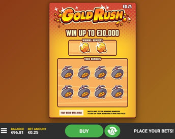 gold rush scratch