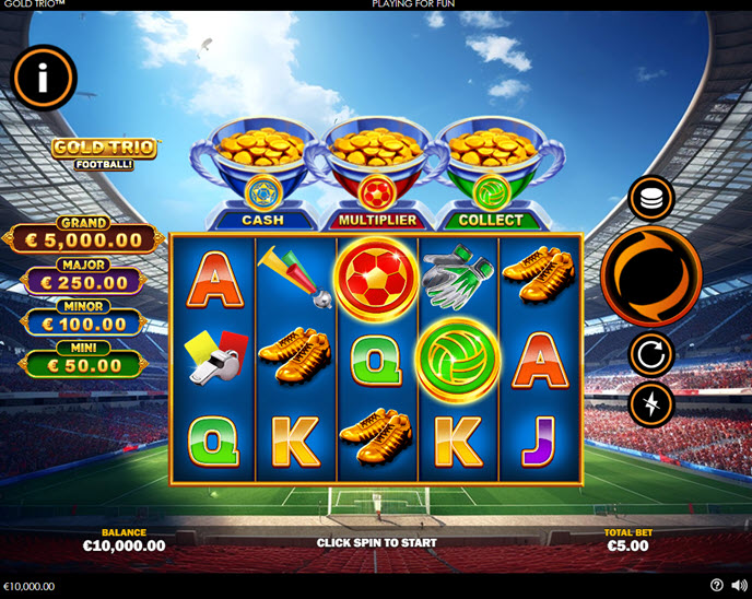 gold trio: football!