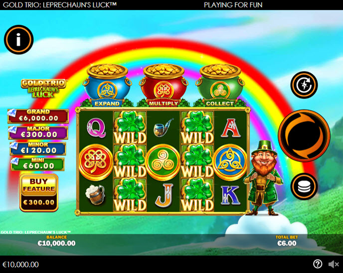 gold trio: leprechaun's luck