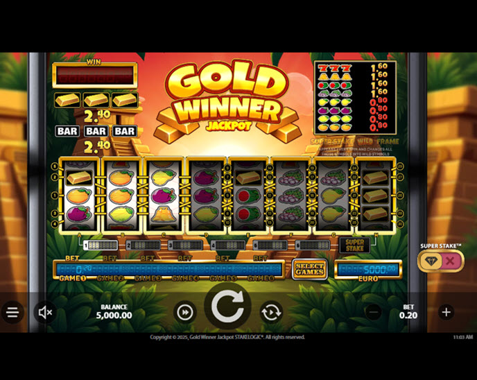 gold winner jackpot
