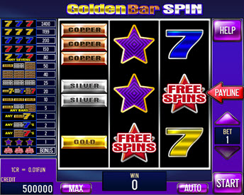Golden Bar Spin (3×3)