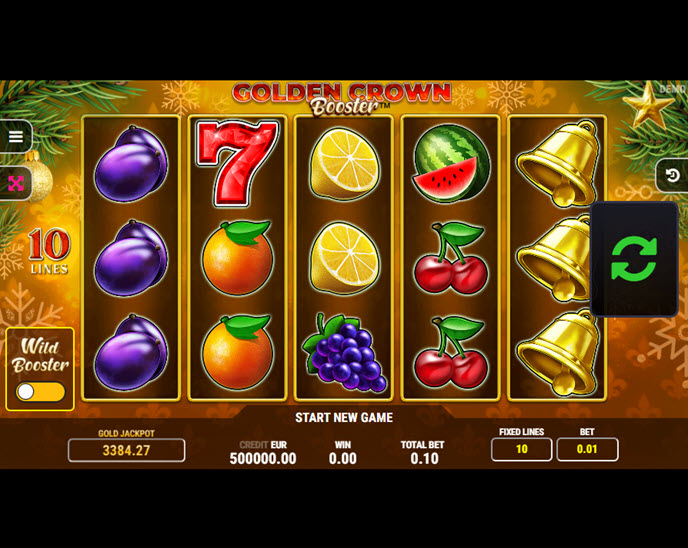 golden crown christmas booster