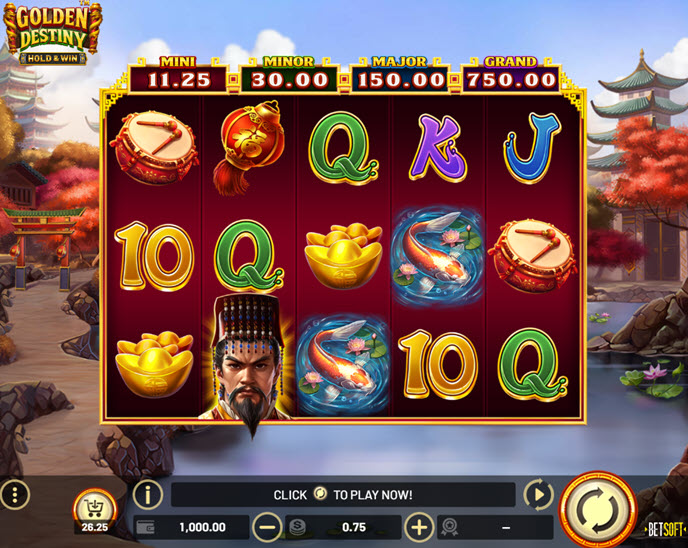 golden destiny – hold & win